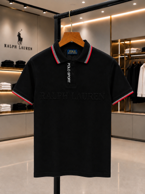 RALPPH LAUREN BLACK PREMIUM POLOS CS420