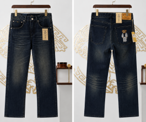 Ralpxh Lauren IMPORTED STORE ARTICLE JEANS BLACK AND GREEN SET