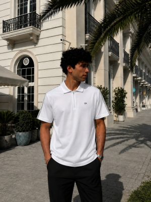 Calvi-xn Klein IMPORTED STORE ARTICLE POLO T SHIRT WHITE