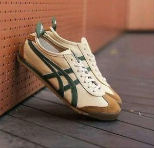 Onitsukka Tiger Mexico 66 Beige Green Grass womens
