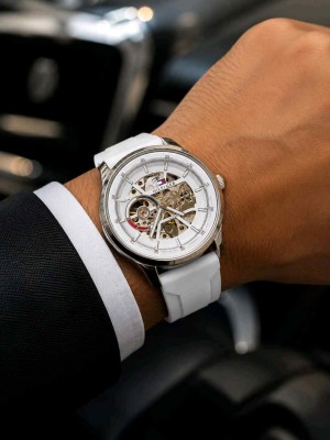 Tommy_hilfiger Automatic silicone white F21