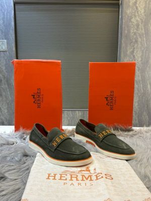 Here-me-logo GRENN 100% Genuine Suede Leather