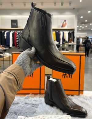 Hm-chelsea leather brown
