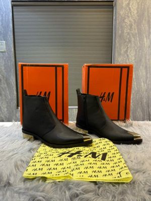 HM-102 chelsea leather black