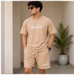 JORDAN BEIGE  PREMIUM BLACK CORD SET