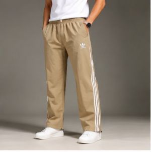 ADIDAAS PREMIUM BEIGE 3 STRIPS TRACKPANT