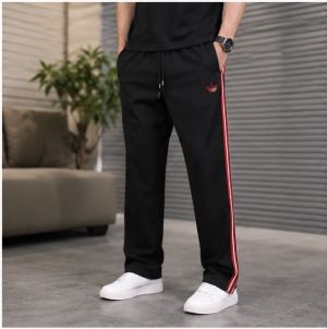 ADIDAAS PREMIUM ORIGINALS BLACK RED TRACKPANT
