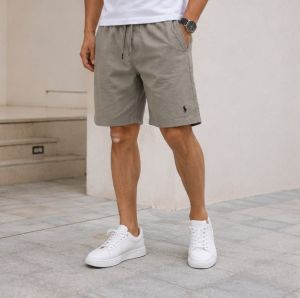 RL POLO GREY PREMIUM SHORTS