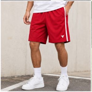 UNDERARRMOUR ROCK PREMIUM RED SHORTS