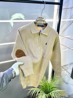 Ralp_Lauren Brown Imported knitted Super Premium Pullovers F3262-BR