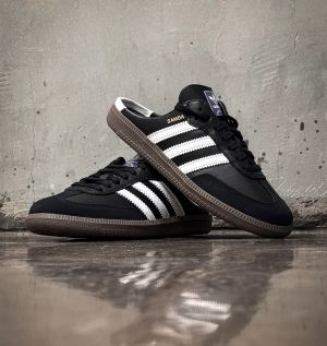 ADIDAAS SAMBA MULE BLACK WHITE