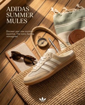 ADIDAAS SAMBA MULE BEIGE