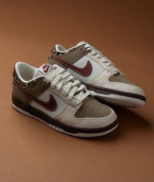 Nikkee Dunk Low Khaki Leopard