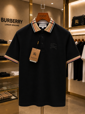 Burberrry London Black Premium Polos T Shirt MR425