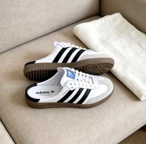 ADIDAAS SAMBA MULE WHITE FIX  187