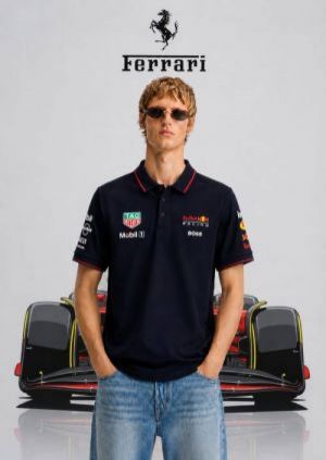 RED BULL EDITION BOSS IMPORTED STORE ARTICLE POLO T-SHIRTx