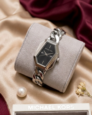 Michael_l Kors Suri Silver-Black