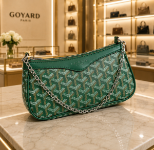 Goyarrd Paris Shoulder Sling Bag With Box & Dust Bag & Sling Belt & Sling Chain