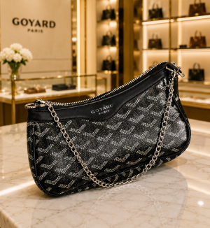 Goyarrd Paris Shoulder Sling Bag With Box & Dust Bag & Sling Belt & Sling Chain