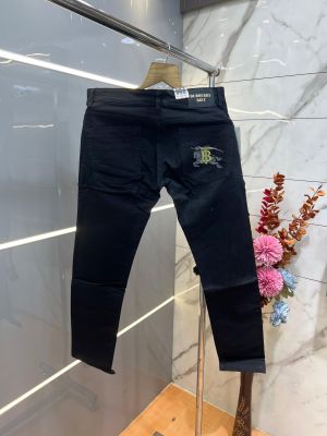 Burberr Black Regular fit Denim with back pocket Logo Sale Offer 3132