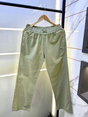 Lacost  Imported Green Super Premium Linen Blend Trouser F4008-GR