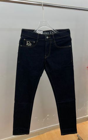 Christian Dio Premium Regular fit Denim with back pocket Logo Sale Offer 858