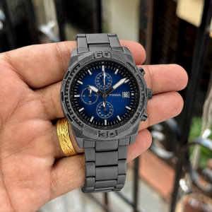 Fossi Bronson Chronograph (All Working) Smoke Blue