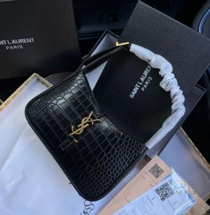 Ysl crocodile hobo bag with original box 749