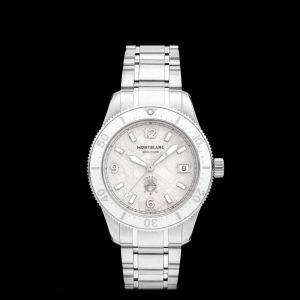 Montblanc Iced Sea Automatic Date 0 Oxygen White Glacier 
