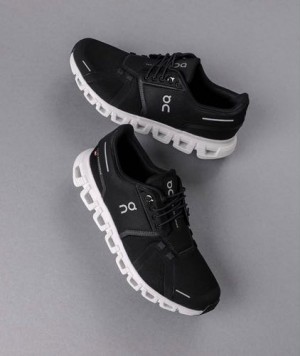 On Cloud 6 Running Black White