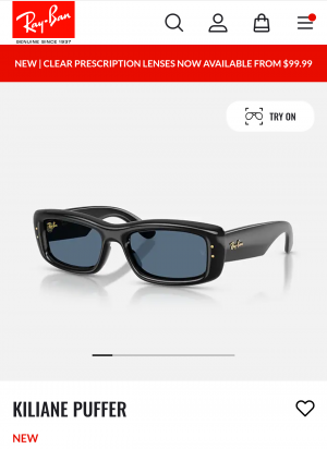 RAYBA 4944 KILIANA PUFFER LATEST SHOWROOM TOP SELLING MODEL 