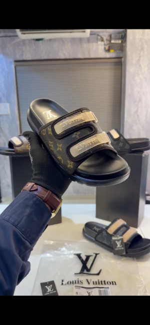 brown premium quality stylish men flipflops