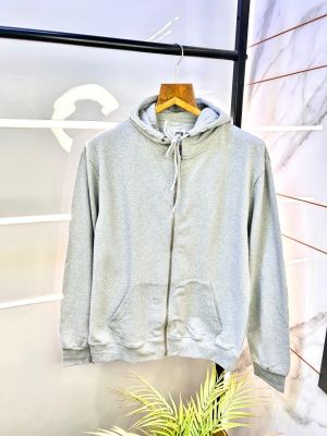 Sale Zar  Light Grey Premium Zipper Jackets F118