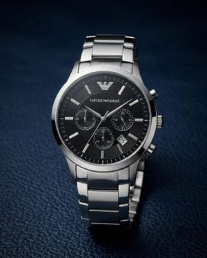 Emporio Armai Classic (Silver Black)