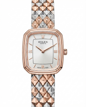 Rolee_x Square Two Tone White Dial 