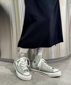 converssee chuck taylor all star 70 hi canvas prism green fixed