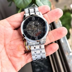TISSSOT AUTOMATIC SILVER BLACK WATCH