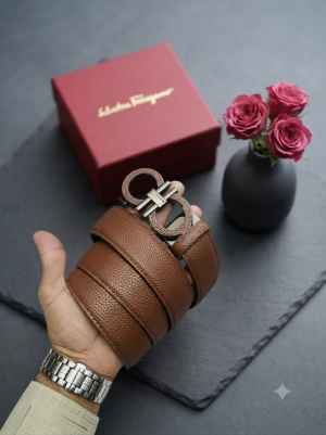 21 SF SALVATORE FERRAGAMMO PREMIUM QUALITY AUTOMATIC LOCK BELT