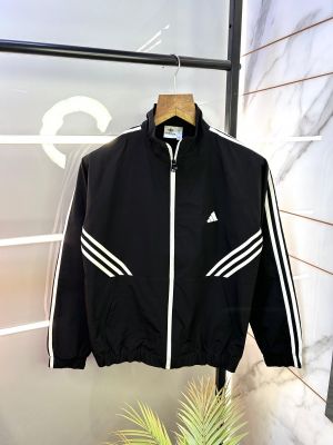 Adida  Imported Black Super Premium Zipper Wind Shetter F2176-BL