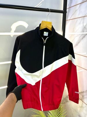 Nik  Imported Black-red Super Premium Zipper Wind Shetter F2177-D2
