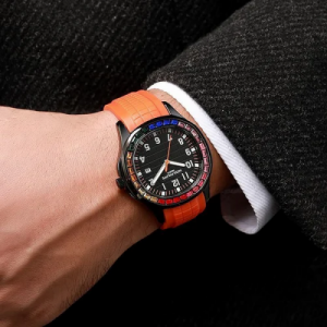 Patek Philipp Rainbow Diamond Orange Black