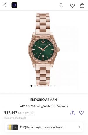 Emporio Armaani AR11639 women watch ( Steel Quality Japan Body )