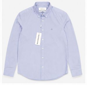 CALVIN KLEIIN BLUE PREMIUM CLASSIC SHIRT