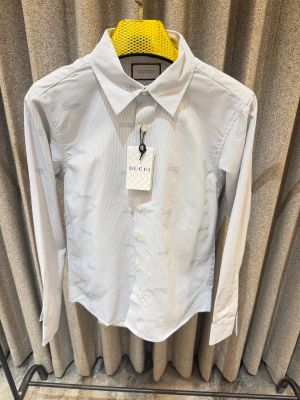 GUCCCI PREMIUM BLUE MONOGRAM COTTON SHIRT