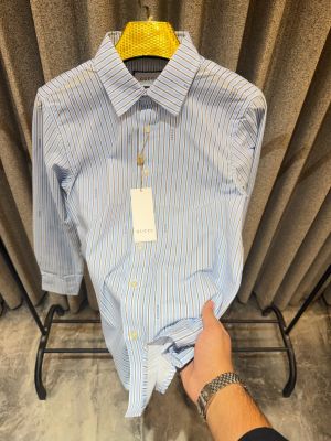 GUCCCI PREMIUM BLUE MONOGRAM COTTON SHIRT
