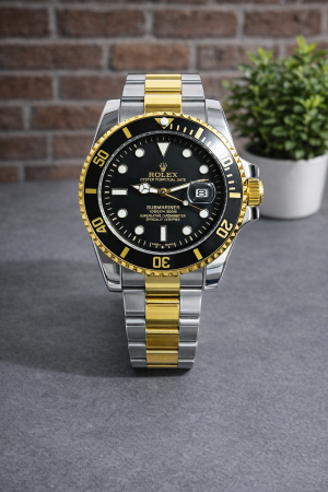 ROLEEX SUBMARINE TWO TONE BLACK DIAL AT291