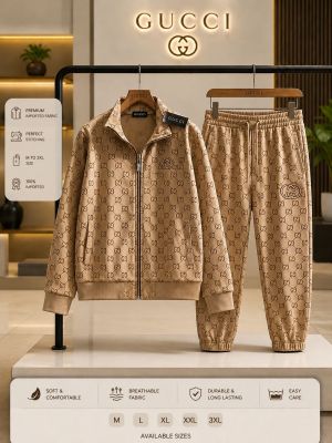 Gucc 100% Imported Fabric Very Premium Heavy Tracksuit CS434