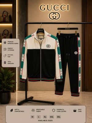 Gucc 100% Imported Fabric Very Premium Heavy Tracksuit CS434