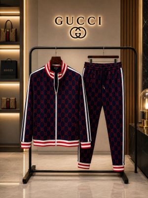 Gucc 100% Imported Fabric Very Premium Heavy Tracksuit CS434