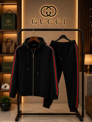 Gucc 100% Imported Fabric Very Premium Heavy Tracksuit CS434